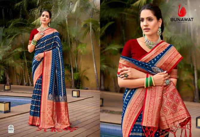 Pratibha Silk By Bunawat Wedding Wear Banarasi Sarees Wholesale Shop In Surat
